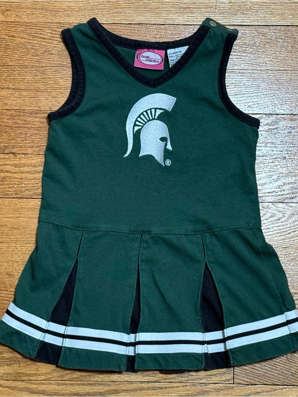 Vintage Girl (24M) Michigan State University Cheerleading Outfit MSU Spartans